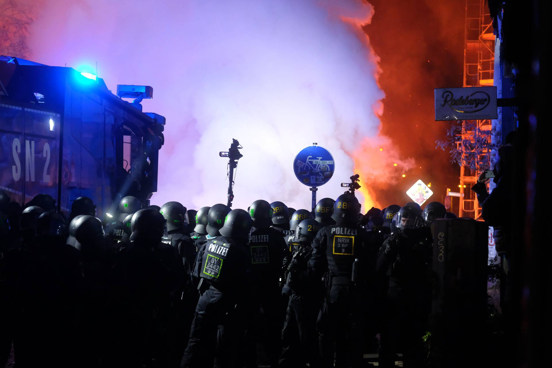 Riots in Leipzig