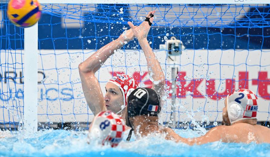 Susret Hrvatske i Francuske u polufinalu Svjetskog prvenstva u vaterpolu