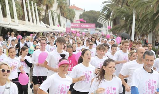 FOTO 'Cijeli' Split je trčao za žene oboljele od raka dojke