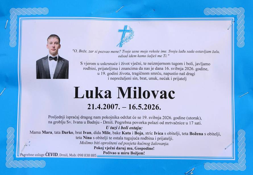 Dan nakon tragedije u Drnišu, gra?ani pale lampione za ubijenog 19-godišnjaka