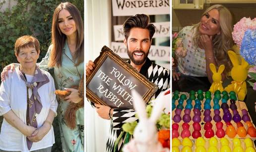 FOTO Evo kako su na&scaron;i poznati proveli Uskrs: Neki bili na &scaron;pici, drugi pokazali sre&dstrok;ene domove