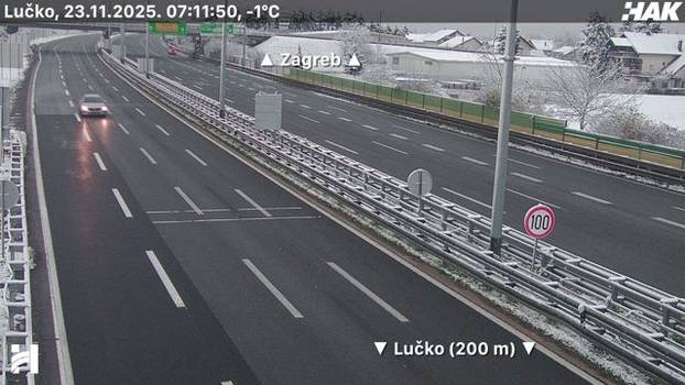 HAK: Snijeg ne pada, autoceste su očišćene. Upozorenje za ove dijelove Hrvatske