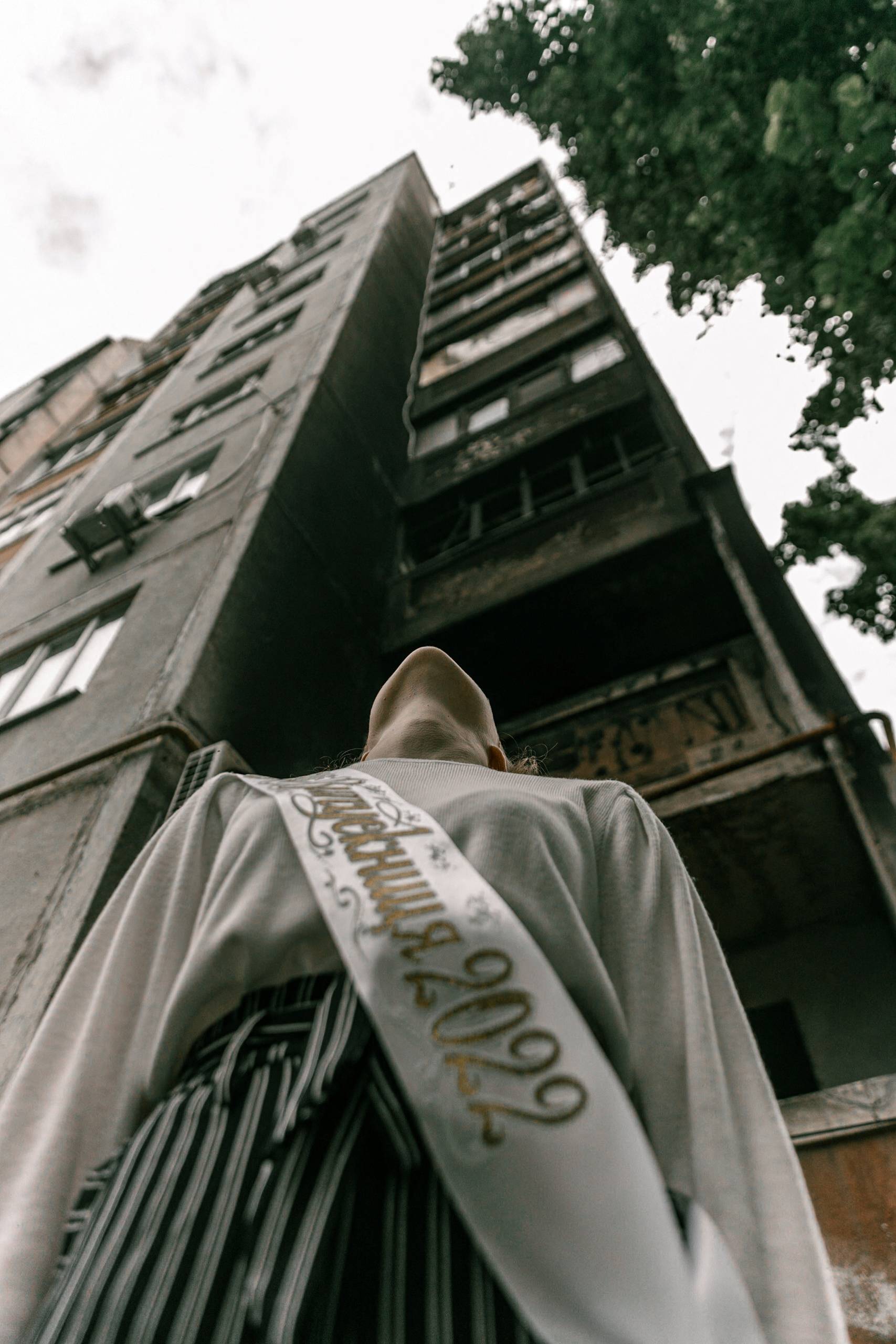 Photographer creates graduation album with Chernihiv ruins as backdrop