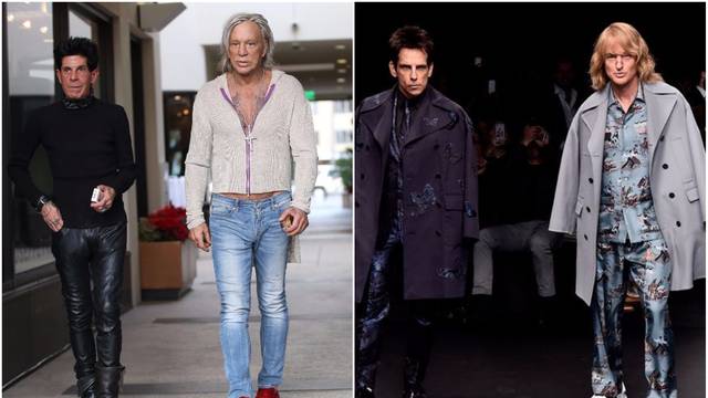 Mickey Rourke i njegov prijatelj frizer kao Zoolander i Hensel