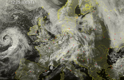 S Atlantika prema Europi juri megaciklona koja izgleda kao uragan. Zahvatit će i Hrvatsku