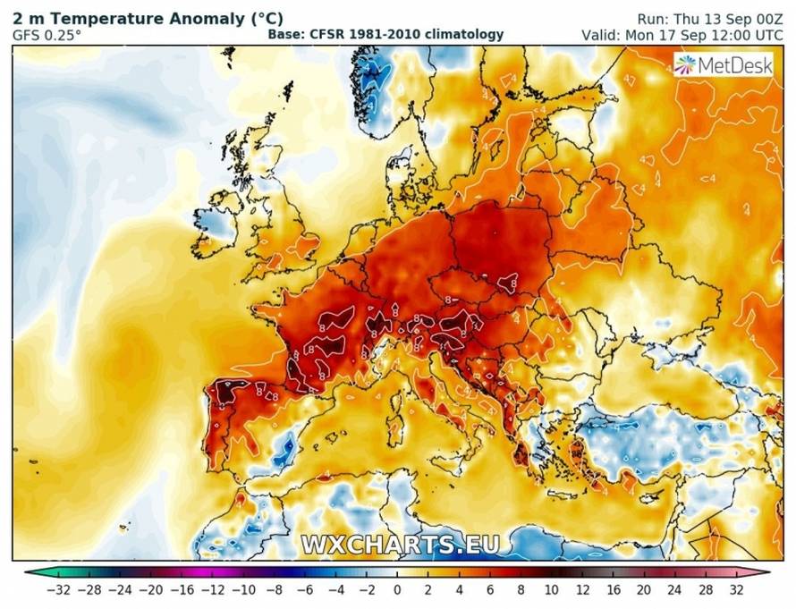Opet 'kuhanje': Temperature će ići debelo iznad 30 stupnjeva...