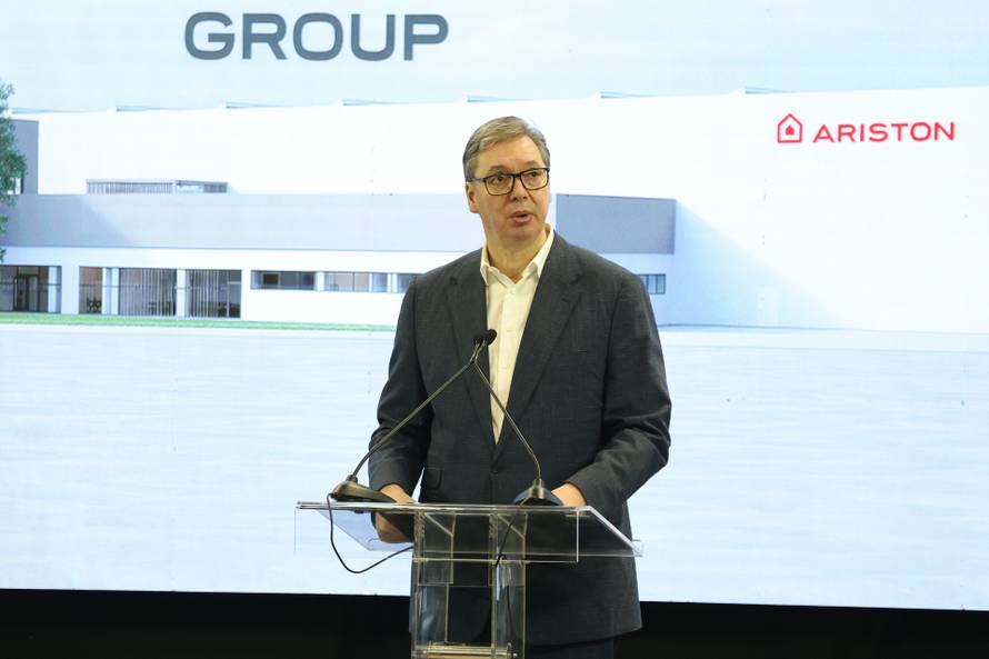 Niš: Aleksandar Vučič otvorio je tvornicu talijanske tvrtke Ariston Climate Solutions 