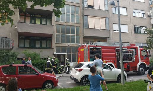 Požar na zagrebačkom Vrbiku: Zapalila se grijalica na balkonu