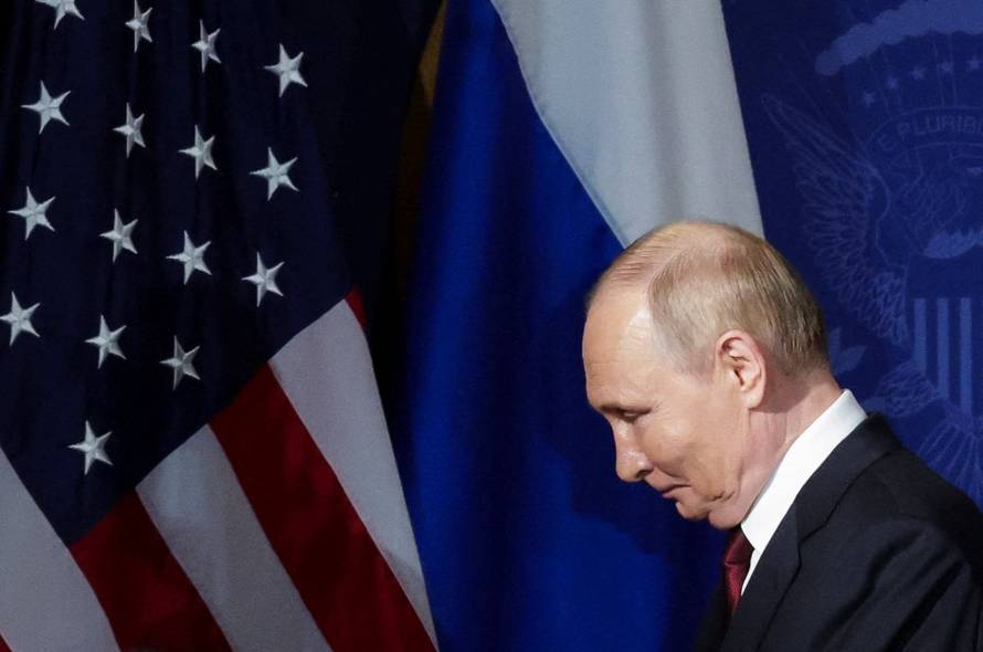 U.S. President Trump meets with Russian President Putin in Alaska