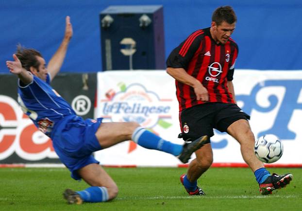 Zvonimir Boban oprostio se od nogometa revijalnom utakmicom na stadionu Maksimir, 07.10.2002.