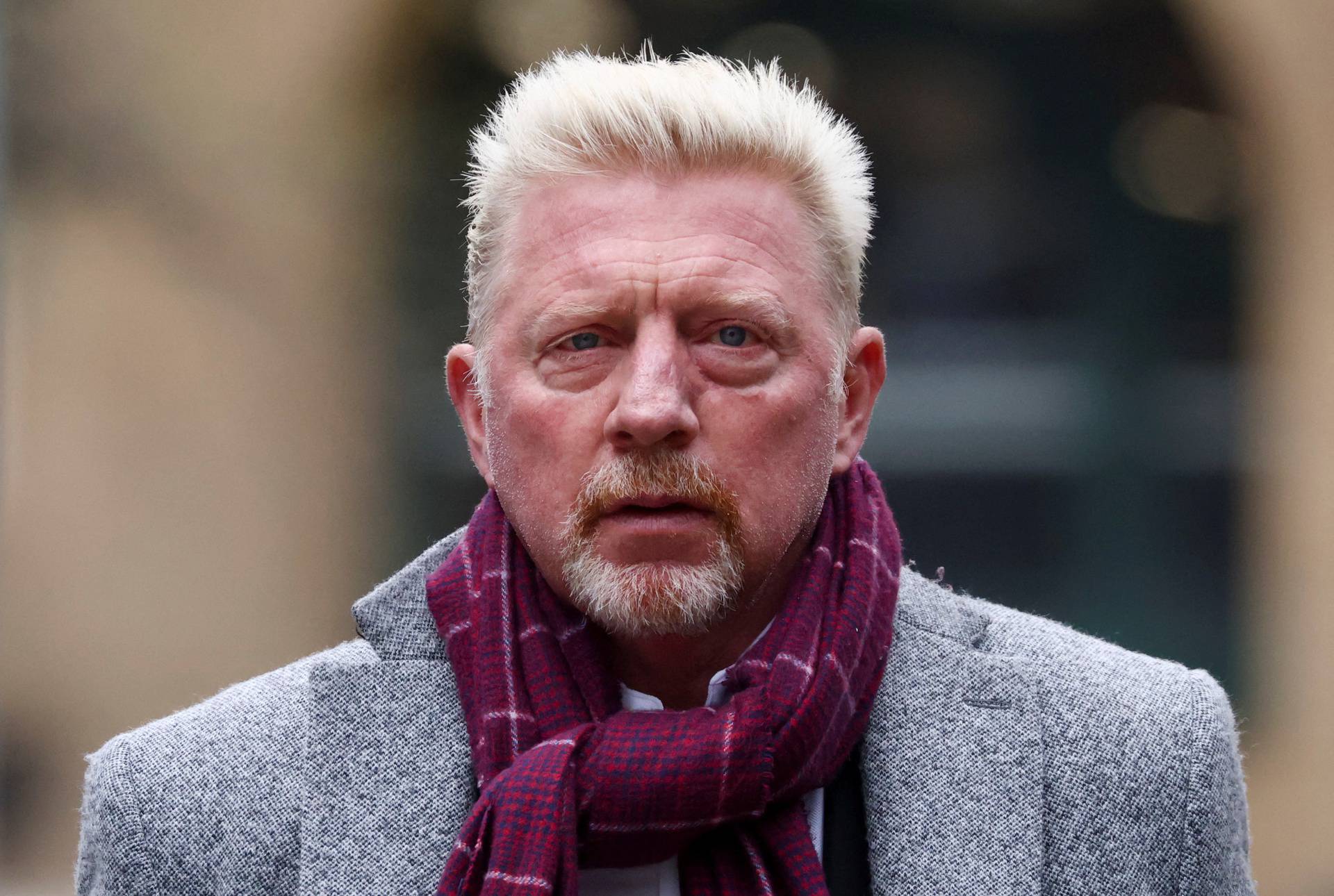 Former tennis player Boris Becker arrives at Southwark Crown Court for his bankruptcy offences trial in London