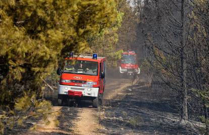 Vatrogasci se i dalje bore s požarima kod Knina, Dinare i Pribudića. Gori šuma i raslinje