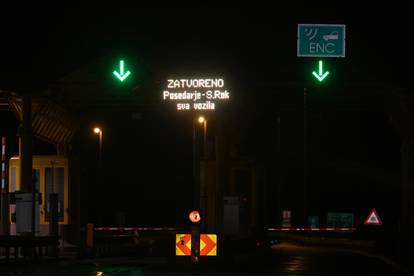 Zadar: Autocesta A1 zatvorena je za sav promet prema unutrašnjosti