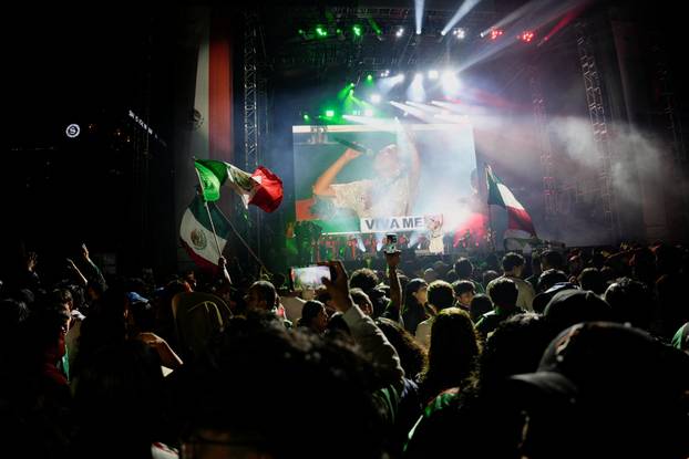 FIFA World Cup 2026 - Round of 32 - Mexico v Ecuador - Fans gather in Mexico City