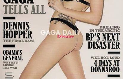 GaGa za časopis pokazala guzu, grudi sakrila puškom  