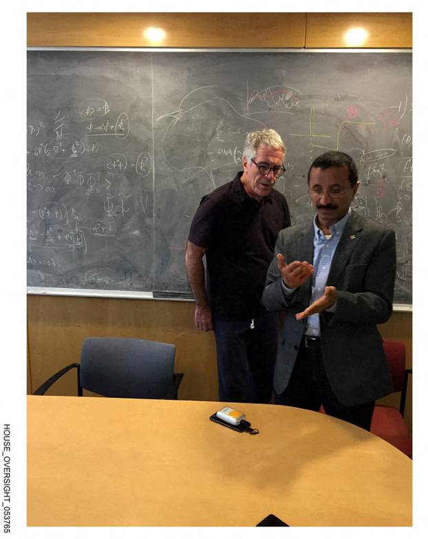 FILE PHOTO: Epstein files released by New Epstein images released by House Oversight Committee Democrats