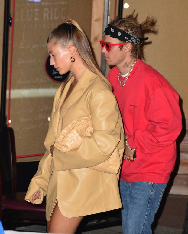 Hailey Baldwin and Justin Bieber Sighting - Los Angeles