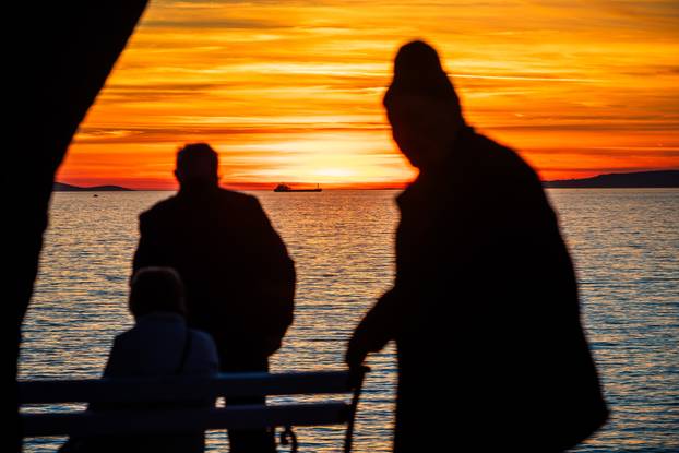 Zalazak sunca u Stobreču