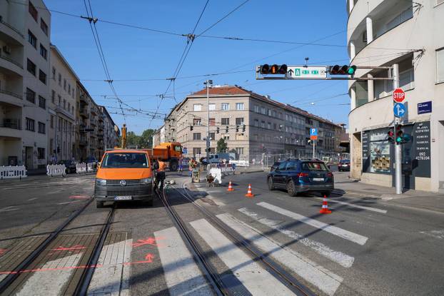 Zagreb: Zbog radova križanje Šubićeve i Zvonimirove ulice zatvara se za promet na mjesec dana