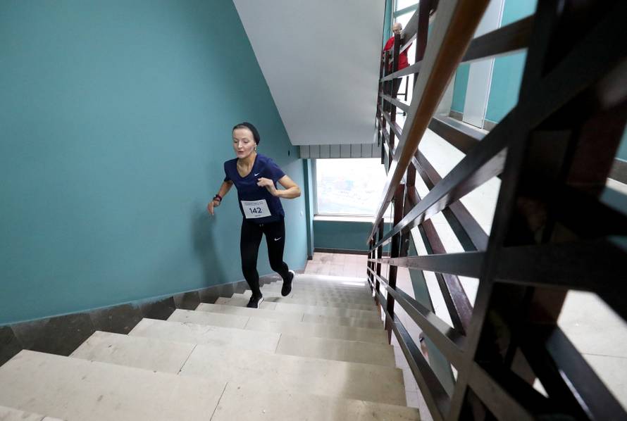 Zagreb: Utrka stepenicama na vrh ZagrepÄanke pod nazivom ZagrepÄanka 512