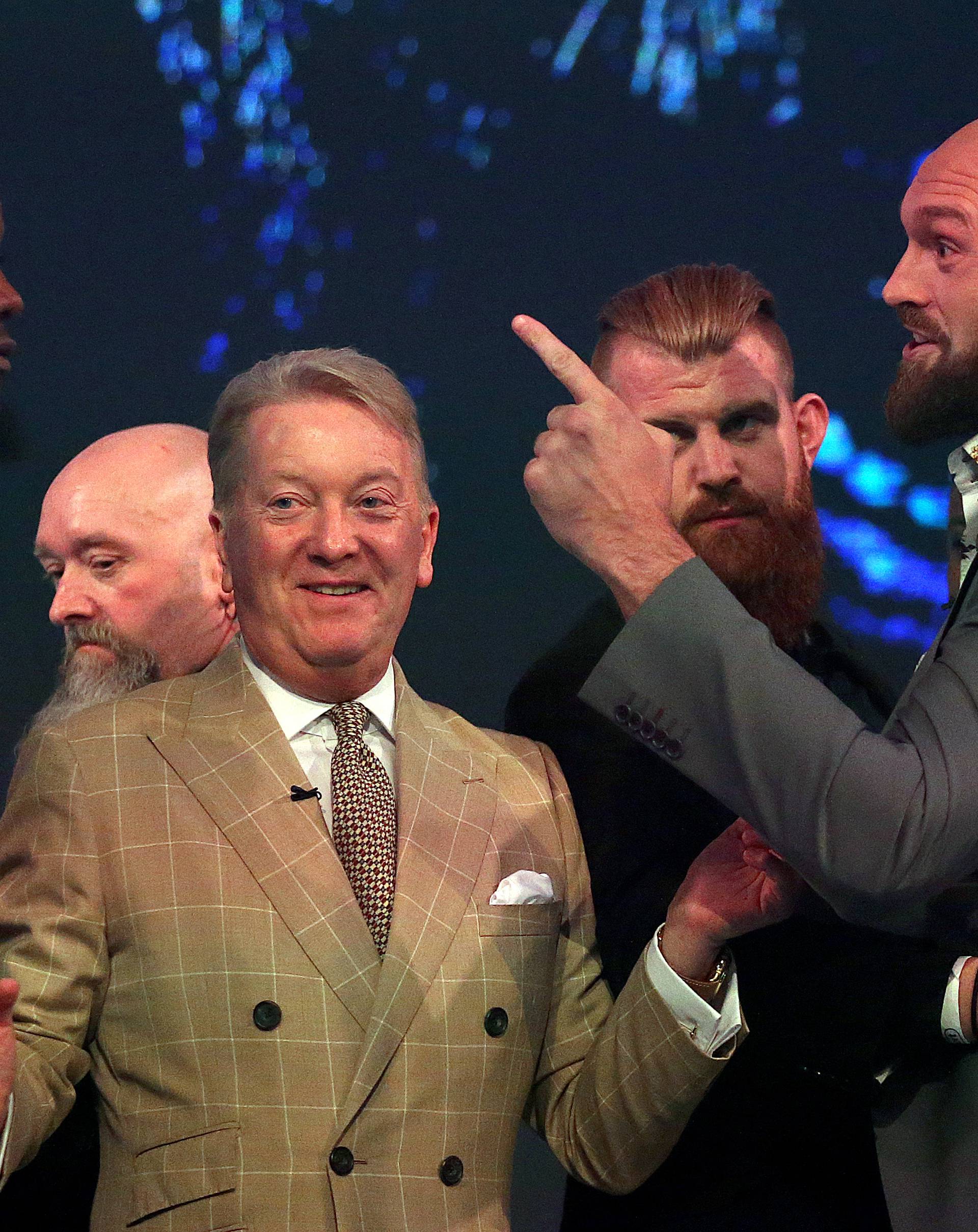 Tyson Fury and Deontay Wilder - Press Conference - BT Sport Studio