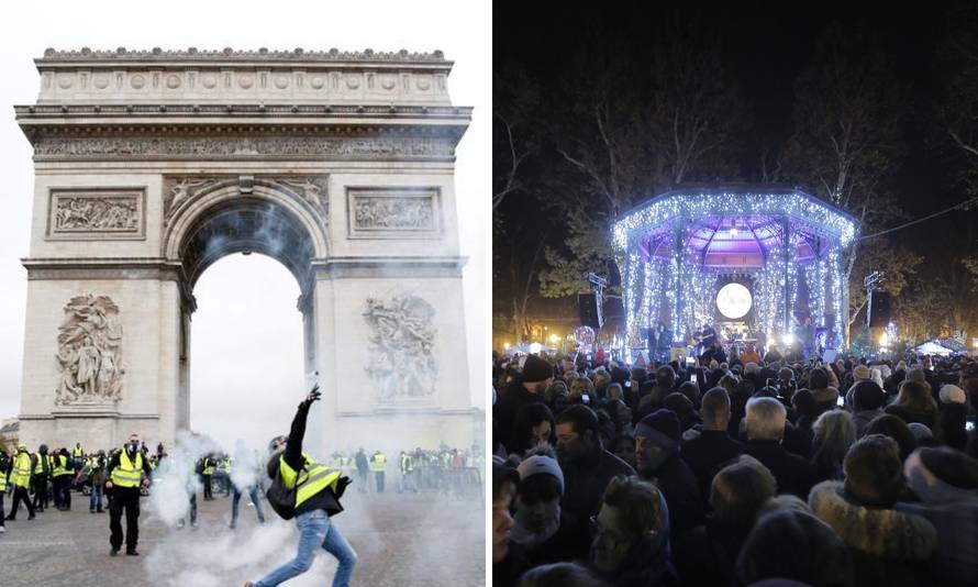 Dok Francuzi prosvjeduju, Hrvati pale adventske lampice