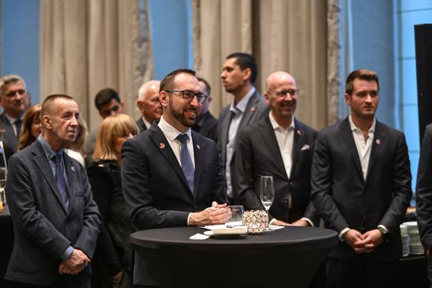 Zagreb: Proslava 80. rođendana Košarkaškog kluba Cibona u hotelu Esplanade