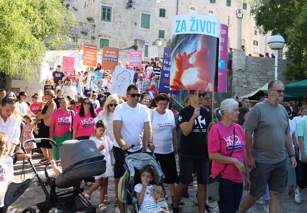 Prvi put u Šibeniku održan Hod za život