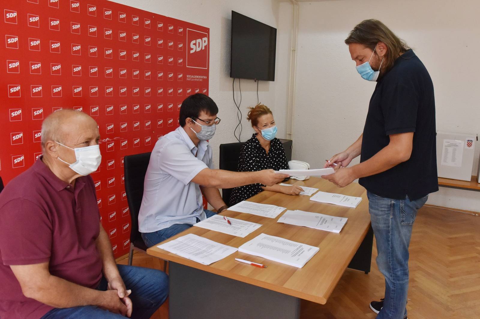 Šibenik: U stranačkim prostorijama SDP-a počelo glasovanje za izbor novoga predsjednika