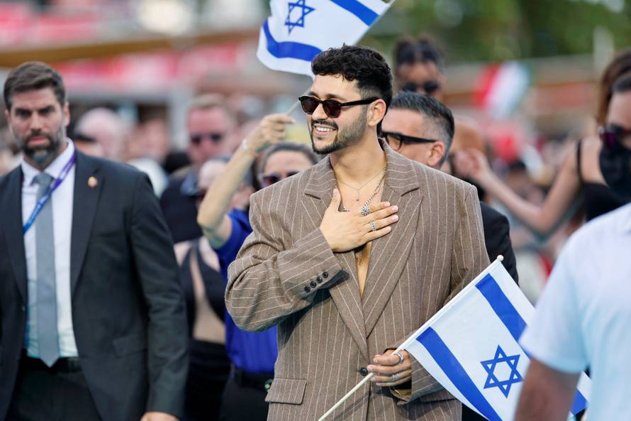 Eurovision Song Contest's 'Turquoise Carpet' event in Vienna