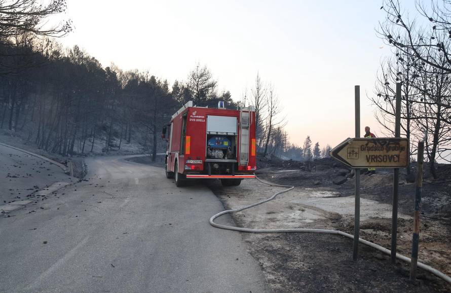 Posljedice požara kod Omiša