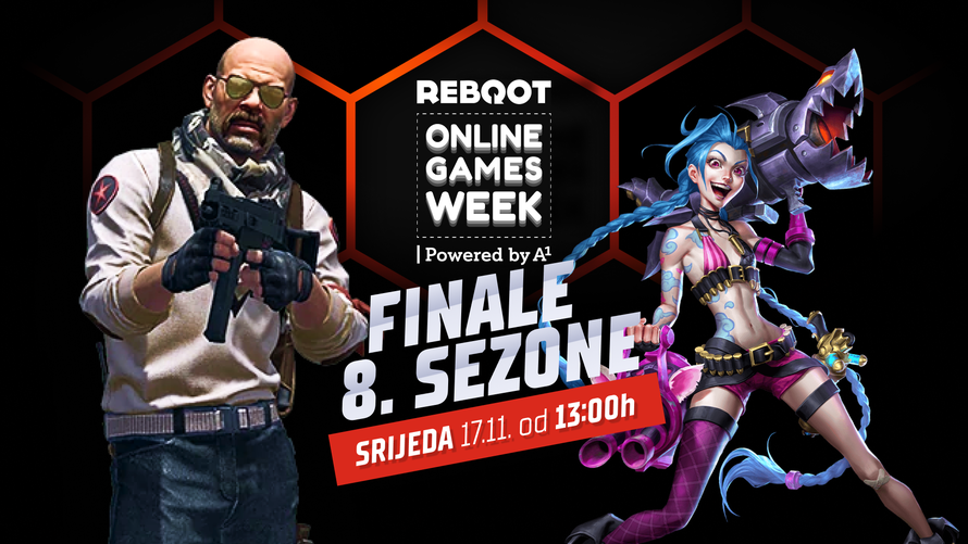 Završnica 100.000 kn vrijedne A1 Adria Lige  igrat će se na Reboot Online Games Weeku