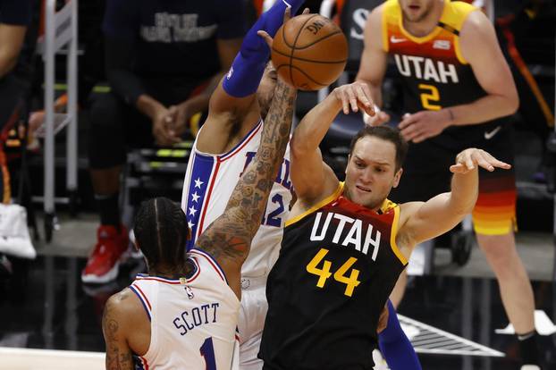 NBA: Philadelphia 76ers at Utah Jazz