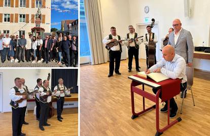 Gradonačelnik Vinkovaca vodio 10 članova uprave u Njemačku,  sa sobom su poveli i tamburaše