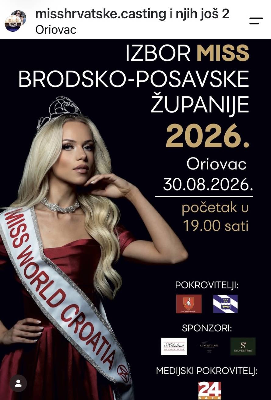 Rebeka Vidić nova je Miss Koprivničko-križevačke županije