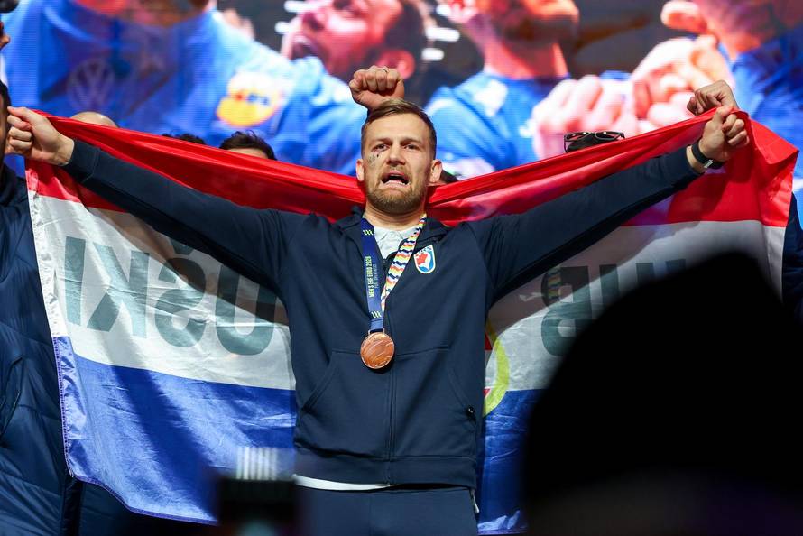 Zagreb: Svečani doček rukometnih reprezentativaca nakon osvojene bronce na Europskom prvenstvu