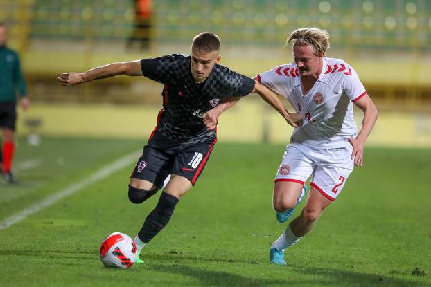 Hrvatska U-21 reprezentacija nadigrala je reprezentaciju Danske s 2:1