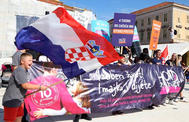 Prvi put u Šibeniku održan Hod za život