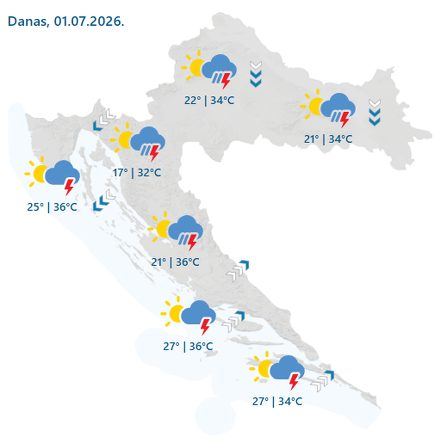 Kaos u Njemačkoj i Švicarskoj: Otkazali su stotine letova, jako nevrijeme stiže i u Hrvatsku!