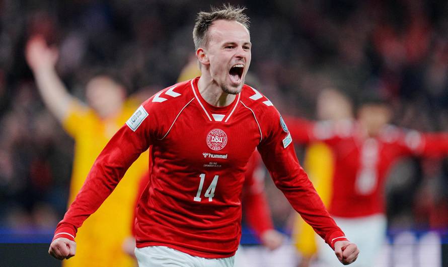 FIFA World Cup - UEFA Qualifiers - Semi Final - Denmark v North Macedonia