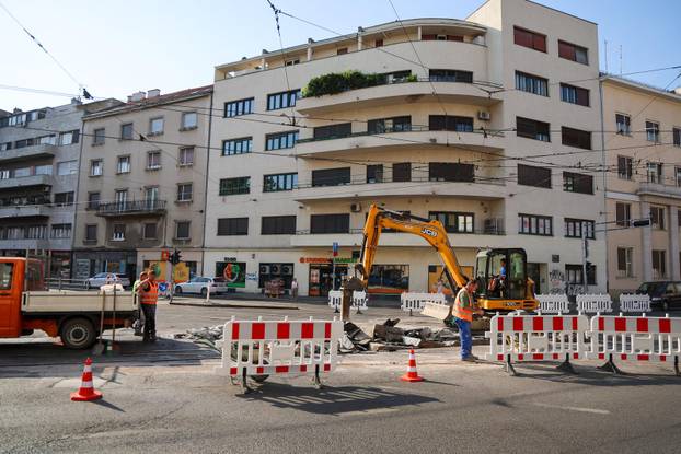 Zagreb: Zbog radova križanje Šubićeve i Zvonimirove ulice zatvara se za promet na mjesec dana