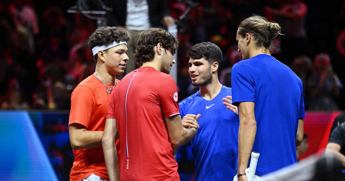 Alcaraz and Zverev lost, Team Europe and Team World tied