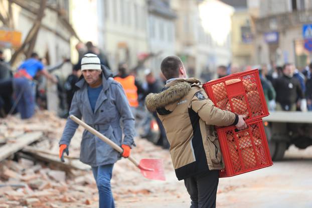 Posljedice razornog potresa u Petrinji i okolici
