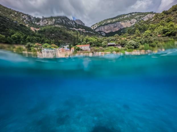 Uvala Pupnatska Luka na otoku Korčuli