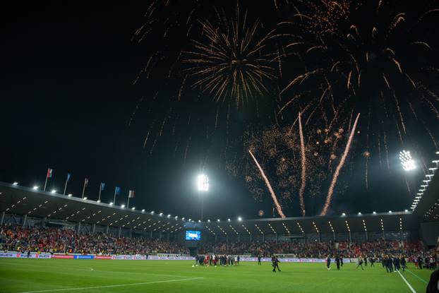 Leskovac: Kvalifikacije za EURO 2024, Srbija - Bugarska 