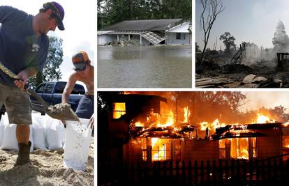 Tisuće evakuiranih: Poplave u Louisini, požar u Kaliforniji