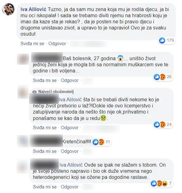 Iva Alilović se obrušila na gay voditelja: 'Oči bih mu iskopala'