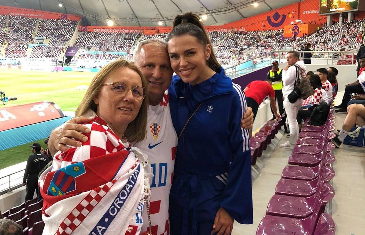 Mila Horvat je uz Lukinu obitelj bodrila vatrene u Katru: 'Mama i tata Modrić su uvijek u srcu'