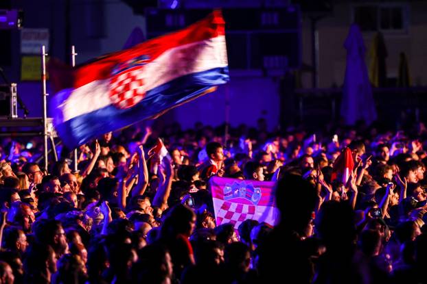 Zaprešić: Fanovi na koncertu Marka Perkovića Thompsona