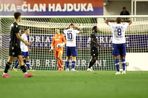 Hajduk se mučio pa u 99. minuti zabio za pobjedu nad Varaždinom